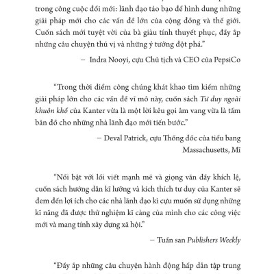 Tư Duy Ngoài Khuôn Khổ - Lãnh Đạo Tiến Bộ, Đổi Mới Thế Hệ