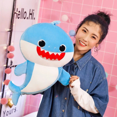 Thú nhồi bông cá mập baby shark đáng yêu - Size 30cm - Quà tặng gấu cá mập baby shark nhồi bông dễ thương - Gối ôm mềm mịn cho bé - Giao Màu Ngẫu Nhiên