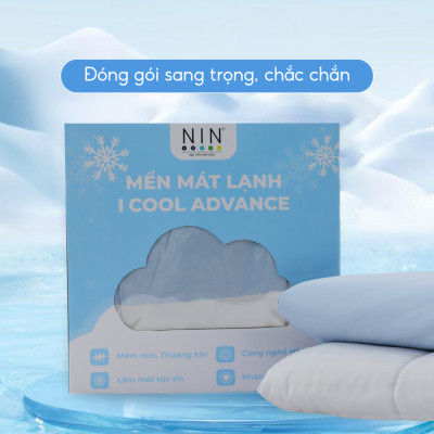 [CHĂN HÈ MÁT LẠNH] Mền lạnh I Cool Advance NIN House NM8034 2mx2m2 | Chăn chần bông Ice Silk lạnh như tencel, Chăn điều hoà nhiều độ
