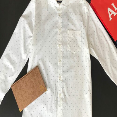 ÁO SƠ MI NAM DÀI TAY DÁNG SLIMFIT MÃ ALGS181