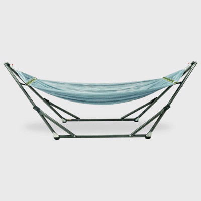 Bộ khung võng xếp THÁI SƠN ống tròn chất liệu sắt sơn tĩnh điện + Võng Lưới ( HÀNG CHÍNH HÃNG - ĐỔI TRẢ MIỄN PHÍ )