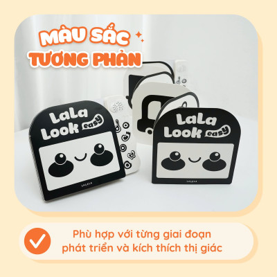 Đồ Chơi Âm Thanh Kèm Thẻ Ziczac Lalalook Kích Thích Thị Giác và Thính Giác Cho Bé Sơ Sinh – Lalala Baby