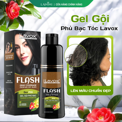 Gel Gội Phủ Bạc Vitamin B5 Flash 200ml (P03 - NÂU HẠT DẺ)