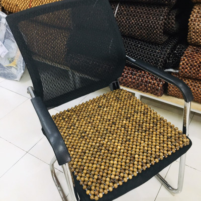 Đệm Lót Ghế Văn Phòng , Ghế Làm Việc Hạt Gỗ Bách Xanh ( hình thật )