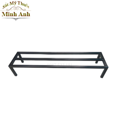 Kệ sắt kê chậu cây.Rộng 15-20-25cm. Dài 50cm. Cao 10-15-20cm.hộp thép 16 x16 mm ( Hàng Chính Hãng )