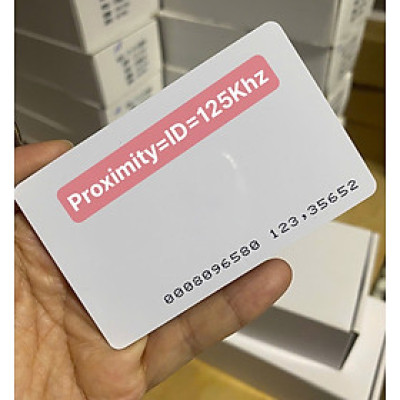 Thẻ Từ RFID Tần Số 125Khz ( Proximity) loại mỏng 0.8mm - Hàng nhập khẩu