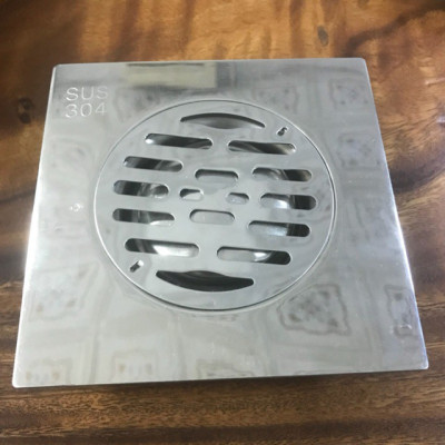 Phễu thoát sàn 15X15 Inox 304 