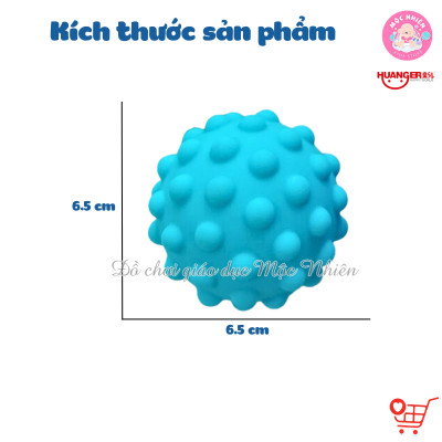 Đồ Chơi Giáo Dục Sớm 6 Bóng Gai Cho Bé - HUANGER HE0207 Textured Balls (Từ 6 Tháng Tuổi)