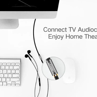 Ugreen UG10595AV118TK 3M màu Đen Cáp âm thanh 3.5mm nối dài - HÀNG CHÍNH HÃNG