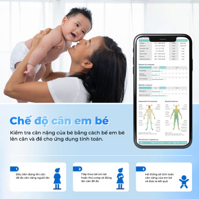 Cân điện tử thông minh, cân sức khỏe cao cấp chính hãng SAILAZA SA-1212