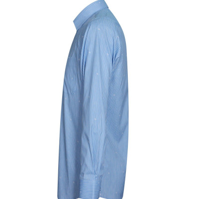 Áo sơ mi nam dài tay họa tiết Khatoco A1MD498T1-CNIN613-2609-D