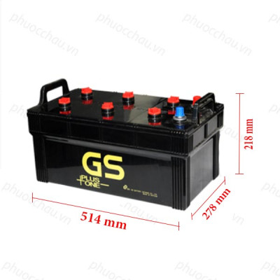 Bình Ắc Quy Nước 12V-200Ah, Ắc Quy Ô Tô GS N200