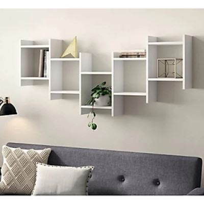 Kệ Gỗ Treo Tường Tundo CTKT517 KT 151x15x64cm