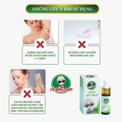Serum Khử Mùi Nách CÚ ĐẤM THÉP (Hộp 2 Lọ), Làm Sạch Vùng Nách, Giúp Vùng Nách Khô Thoáng