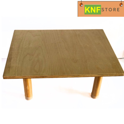 Bàn gỗ kiểu Nhật,kích thước DxR=60x48cm,chân tròn,lắp ráp đơn giản phù hợp cho sinh viên,nhà nhỏ