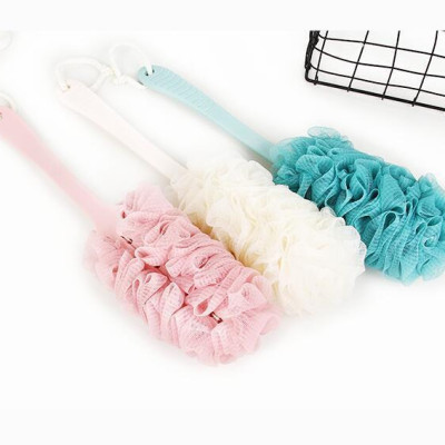 Cây bông tắm cán dài chà lưng tẩy tế bào chết tiện dụng- Màu ngẫu nhiên MDNT25