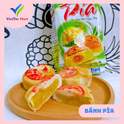Bánh Pía Đậu Xanh Sầu Riêng 250g (hộp 4c) Tân Phúc Khánh