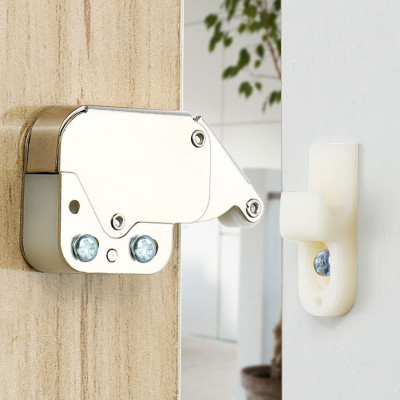 Chốt Hãm Nhấn Mở KUNBE Chốt Lò Xo Bật Mở Cho Cửa Tủ Kệ Ngăn Kéo Nội Thất