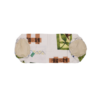 Áo gối ôm dây kéo phối cotton hoa Hometex (37 x 105 cm) - Giao màu ngẫu nhiên