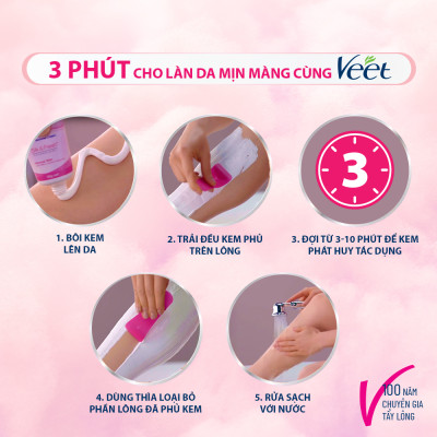 Combo 2 Veet Pure 50G, da thường và da nhạy cảm