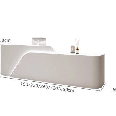 Bàn thu ngân, bàn lễ tân, bàn tính tiền bằng gỗ MDF QTT512- NỘI THẤT LẮP RÁP VIENDONGADV