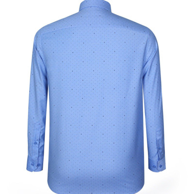 Áo sơ mi nam KHATOCO dài tay họa tiết A1MD468T1-CNIN394-2508-D