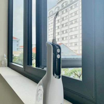 Máy Tăm Nước Cầm Tay GOROS Aqua 360 Water Flosser (Màu Trắng) - Hàng Chính Hãng