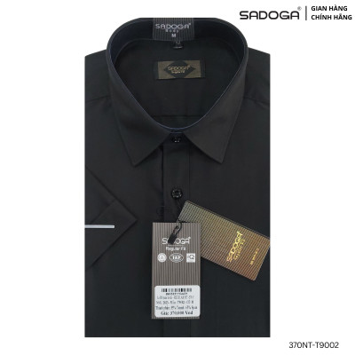 Áo Sơ Mi Nam Thoáng Mát Sadogaa Ngắn Tay Dáng Regular Fit, forn áo đẹp, chất liệu cao cấp T9002
