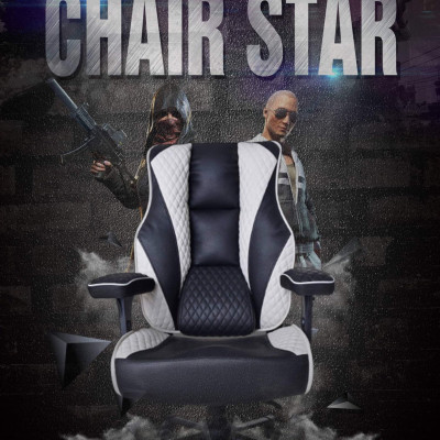 Ghế Game, Ghế Giám đốc cao cấp GG100 Đen Trắng