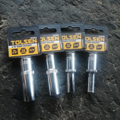 ĐẦU TÍP LỤC GIÁC DÀI TOLSEN TỪ 8M- 19MM - HÀNG CHÍNH HÃNG