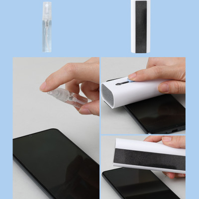 Bộ vệ sinh làm sạch cho bàn phím, máy tính, màn hình điện thoại, tai nghe bluetooth đa chức năng 7 trong 1 - Hàng Chính Hãng