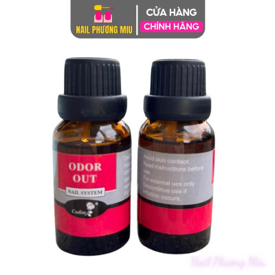 Khử Mùi Lưu Huỳnh Odor Out Làm Nail 15ml, Dung Dịch Thần Kỳ An Toàn Cho Thợ Nail, Hương Kẹo Dễ Chịu, Khử Mùi Hiệu Quả Women Nữ