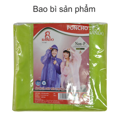 ÁO MƯA DÂY KÉO TRONG MÀU RANDO