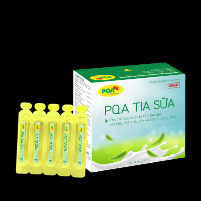 Tia Sữa PQA Giúp Thanh Nhiệt Giải Độc Và Giảm Triệu Chứng Của Tắc Sữa Ở Phụ Nữ Đang Cho Con Bú Hộp 10 Ống