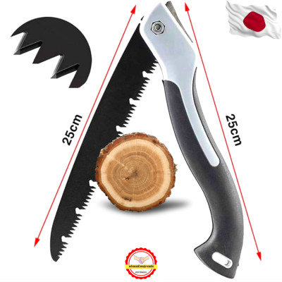 Cưa cành cây gấp gọn Japan bằng thép đen không gỉ
