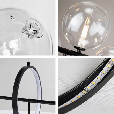 Đèn thả KASTE trang trí không gian phòng ăn hiện đại cao cấp - Tặng kèm bóng đèn đầy đủ.