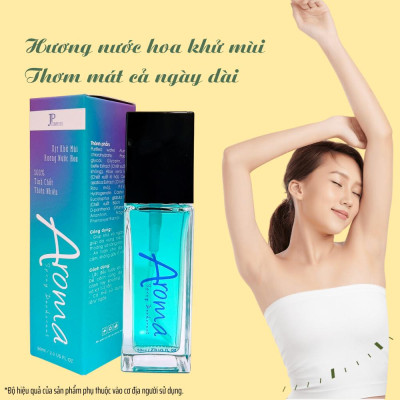 COMBO 3 Lọ Xịt Khử Mùi Toàn Thân AROMA 50ml, Giúp Ngăn Tiết Mồ Hôi, Khử Mùi Hôi Nách, Không Ố Vàng