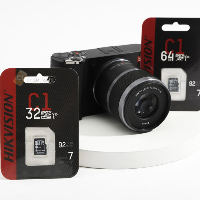 Thẻ Nhớ Mirco SD Hikvision 32Gb 92MB/s Chuyên Ghi Hình Cho Camera, Máy Ảnh và Điện Thoại - Hàng Chính Hãng