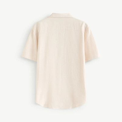 Áo Sơ Mi Nam Tay Ngắn Cotton Cổ Cuban Form Regular - ROUTINE 10S25SHS018