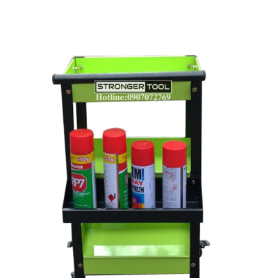 XE ĐẨY 3 NGĂN ĐA NĂNG CÓ KHAY PHỤ STRONGER TOOL