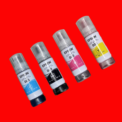 Mực cho máy in Epson L1110/ L3100/ L3110/ L3210/ L3150/ L3250/ L5190/ L5290/ L6500  ... ( Bộ 4 màu hoặc mua lẻ từng mầu: BK/C/M/Y ) - Hàng nhập khẩu