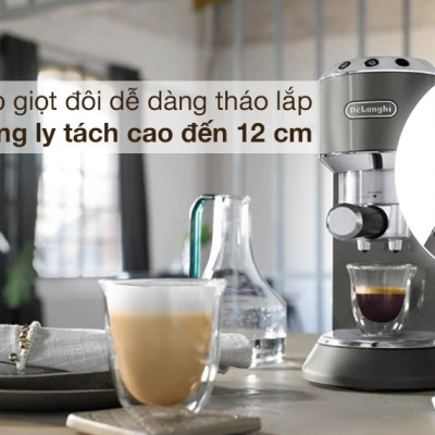 Máy pha cafe Delonghi EC785.GY - Hàng Chính Hãng