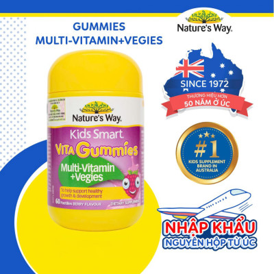 Kẹo Dẻo Vitamin Tổng Hợp Cho Bé Nature