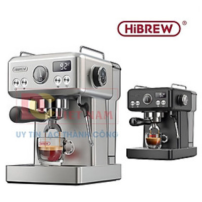 Máy Pha Cà Phê Espresso HiBREW H10A Cao Cấp Thương Hiệu Mỹ, Công suất 1350W - HÀNG NHẬP KHẨU, BẢO HÀNH 12 THÁNG
