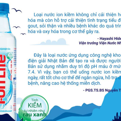 Nước uống kiềm ionLife dung tích 4.5L thùng 4 chai chứa vi khoáng tự nhiên, công nghệ Nhật Bản