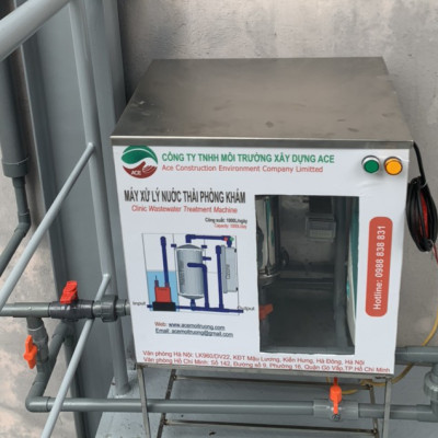 (Hàng chính hãng) Máy lọc nước thải Litero ACE1000I xử lý nước thải Phòng khám chuyên khoa ngoại công nghệ oxy hoá bậc cao kết hợp lọc nano và than hoạt tính 1 bộ
