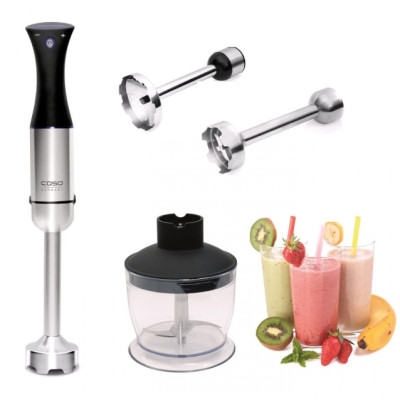 Máy Xay Sinh Tố Cầm Tay CASO Stabmixer HB 800 Vỏ Hợp Kim Sang Trọng, Xay Sinh Tố, Nước Sốt, Xay Ăn Dặm Cho Bé Dung Tích 0.8L, Công Suất 800W - Hàng Nhập Khẩu Đức