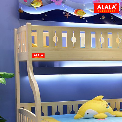 Giường tầng ALALA109 cao cấp/ Miễn phí vận chuyển và lắp đặt/ Đổi trả 30 ngày/ Sản phẩm được bảo hành 5 năm từ thương hiệu ALALA/ Chịu lực 700kg