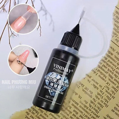 Bút Đính Đá VINIMAY Dạng Chai Gel Trong 15ml Đính Charm Đá Làm Nail Siêu Chắc, Dễ Cầm Nắm, Đầu Kim Chải Sơn Gel Đều Theo Ý Muốn Gắn Mọi Loại Charm