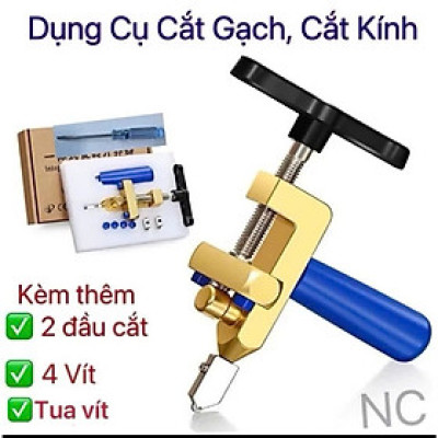 Dụng Cụ Cắt Gạch, Cắt Kính Đa Năng 2in1 – Thiết Kế Thông Minh, Nhỏ Gọn, Dễ Sử Dụng
